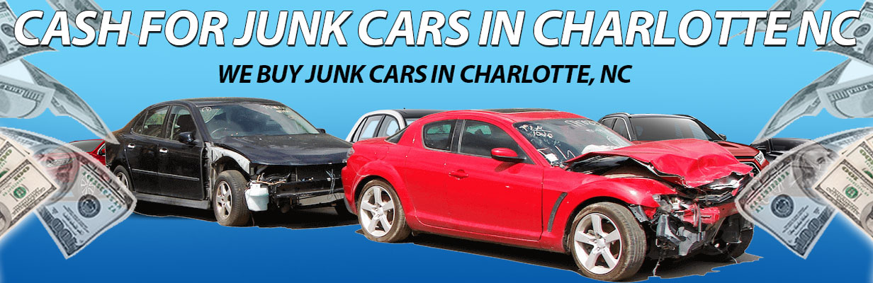 showing cash-for-junk-cars-charlotte-nc.com header with logo and vehicle lineup